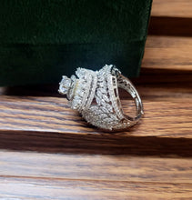 Load image into Gallery viewer, Ananya  cz Silver plated Ring