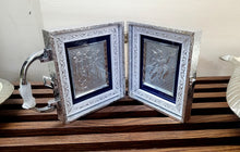 Load image into Gallery viewer, Ram Darbar and Hanuman  Pocket Folder Temple for Pooja Room  /999 Pure Silver Foiled