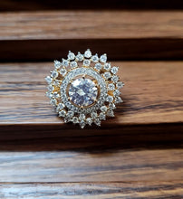Load image into Gallery viewer, Ritvika cz Adjustable Ring