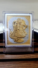 Load image into Gallery viewer, Radha krishna Photo Frame for Pooja Room  /22ct Gold Foiled