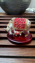 Load image into Gallery viewer, Cow with Calf Statue/999 Pure Silver and 22 CT Gold Foiled