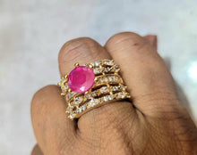 Load image into Gallery viewer, Aaira Ruby cz Ring