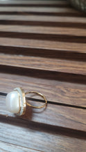 Load image into Gallery viewer, Pearl adjustable Ring