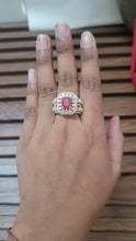 Load image into Gallery viewer, Ruby glow finger Ring