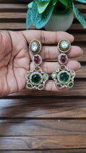 Load image into Gallery viewer, Sabyasachi inspired Stone Diamond Necklace set