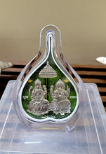 Load image into Gallery viewer, Lakshmi Ganesh Paan frame for Pooja Room/999 Silver Foiled