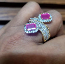 Load image into Gallery viewer, Pari cz Adjustable Ring