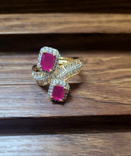 Load image into Gallery viewer, Pari cz Adjustable Ring