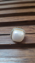 Load image into Gallery viewer, Pearl adjustable Ring