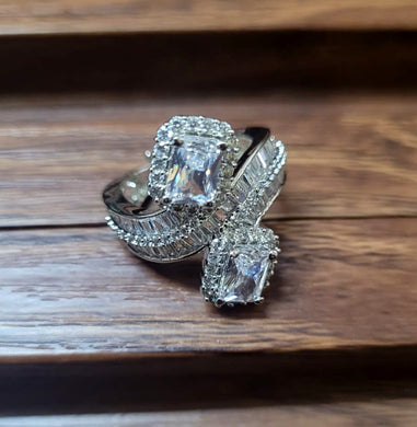 Pari silver plated Adjustable Ring