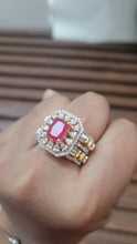 Load image into Gallery viewer, Ruby glow finger Ring