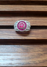 Load image into Gallery viewer, Ruby Magic cz adjustable Ring