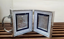 Load image into Gallery viewer, Lord Mahaveer Pocket Folder Temple for Pooja Room  /999 Pure Silver Foiled