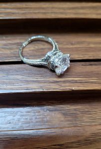 Solitaire cz adjustable Ring
