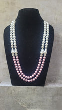 Load image into Gallery viewer, Lavender Pearl beaded Necklace