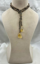 Load image into Gallery viewer, Citrin with Freshwater pearl necklace