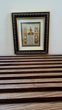 Load image into Gallery viewer, Lord Mahaveer/Namokarmantra Photo Frame for Wall Hanging  /22ct Gold Foiled