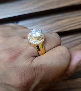 Aditi Solitaire Cz Ring