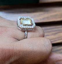 Load image into Gallery viewer, Polki Diamond Adjustable Ring