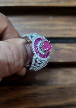 Load image into Gallery viewer, Ruby Magic cz adjustable Ring