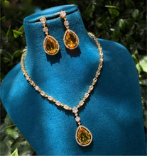 Load image into Gallery viewer, Deepika American Diamond Necklace set