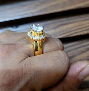 Aditi Solitaire Cz Ring