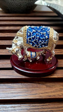 Load image into Gallery viewer, Cow with Calf Statue/999 Pure Silver and 22Ct Gold Foiled