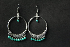 Gemzlane  oxidized circular earrings for women and girls. - Gemzlane