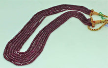 Load image into Gallery viewer, AAA quality Precious Ruby gemstones 6line necklace - Gemzlane