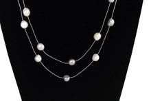 Load image into Gallery viewer, Long Real Pearls necklace  for women and girls
