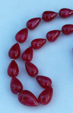 Load image into Gallery viewer, Precious Ruby drops single line Necklace - Gemzlane