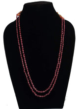 Load image into Gallery viewer, Precious Ruby drops double  Layered  Necklace - Gemzlane