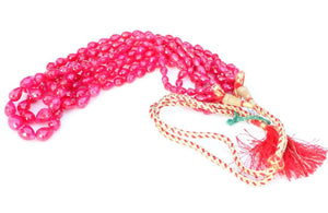 Precious  Ruby faceted Tear Drops Gemstone Layered Beaded Necklace - Gemzlane