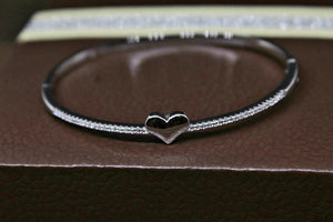 925 Sterling Silver Cz openable  bracelet for women and girls