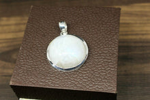 Load image into Gallery viewer, 92.5 Sterling Silver Stone Pendant