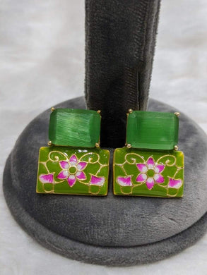Classy Stone Studs Earrings