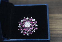 Load image into Gallery viewer, Gemzlane Ruby Cz Adjustable Cocktail Rings