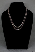 Load image into Gallery viewer, Double layered copper Real Pearls necklace