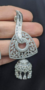 Gemzlane stunning cz danglers earrings