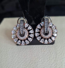 Load image into Gallery viewer, Ravishing diamond dual plated Studs Earrings