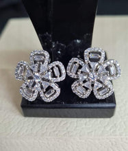 Load image into Gallery viewer, Star diamond Silver plated  Studs Earrings