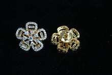 Load image into Gallery viewer, Star gold plated diamond Studs Earrings