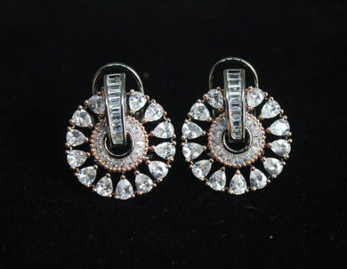 Ravishing diamond dual plated Studs Earrings