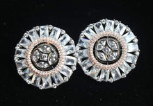 Load image into Gallery viewer, Circular diamond Studs Earrings