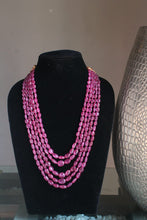 Load image into Gallery viewer, Natural Ruby maniya  ovals precious Necklace