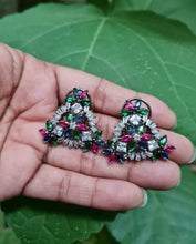 Load image into Gallery viewer, Rainbow Multi stones studs Earrings