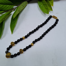 Load image into Gallery viewer, Black Beaded designer  Kantha necklace