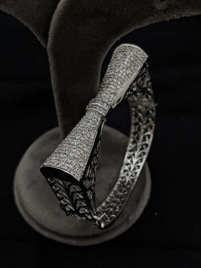 Gemzlane silver plated cz  openable Bracelet