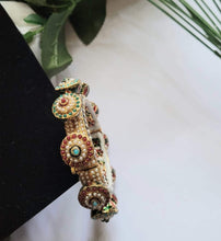 Load image into Gallery viewer, Gemzlane multicoloured stone jaipuri openable Bracelet