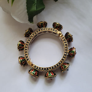 Gemzlane multicoloured stone jaipuri openable Bracelet